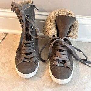 UGG Women's Gray High-Top Sneakers